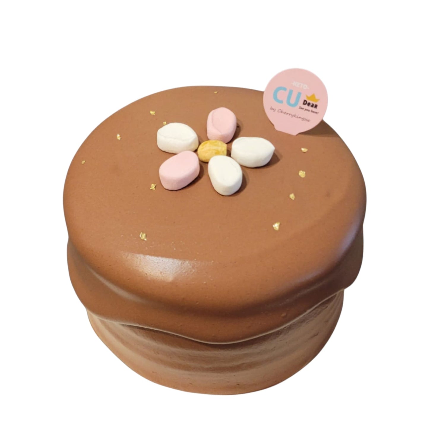 朱古力奶蓋朱古力忌廉朱古力蛋糕(綿花糖款)