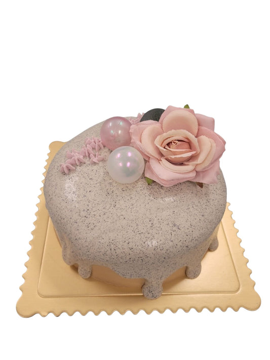 伯爵茶奶蓋朱古力忌廉朱古力蛋糕(花花世界)