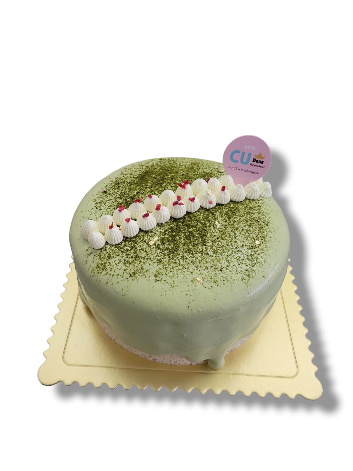 綠茶奶蓋伯爵茶忌廉綠茶蛋糕