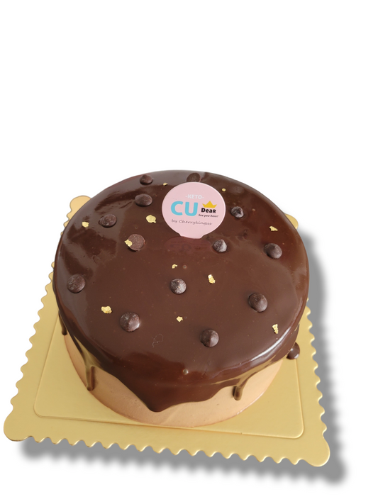 朱古力粒粒面朱古忌廉蛋糕