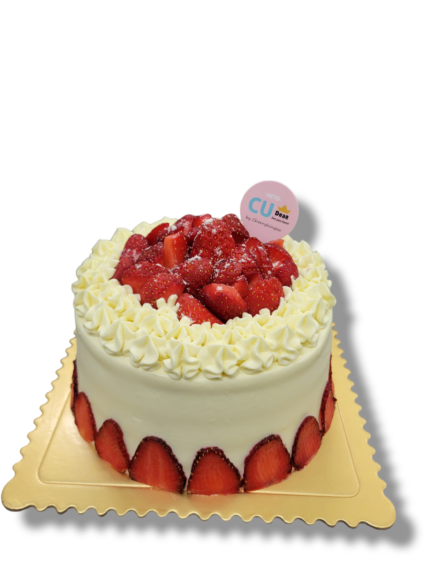 士多啤梨原味忌廉蛋糕