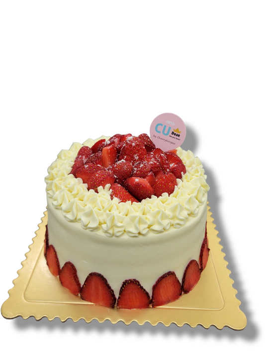 士多啤梨原味忌廉蛋糕