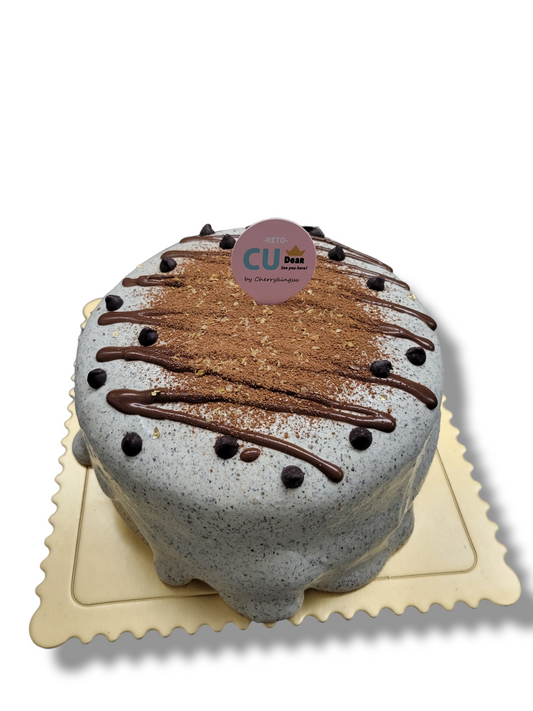 黑芝麻奶蓋朱古力忌廉朱古力蛋糕