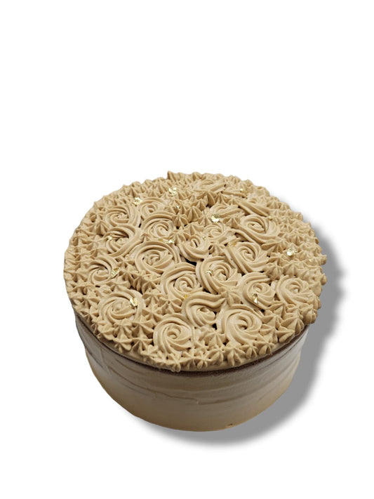 咖啡忌廉朱古力蛋糕(咖啡花款)