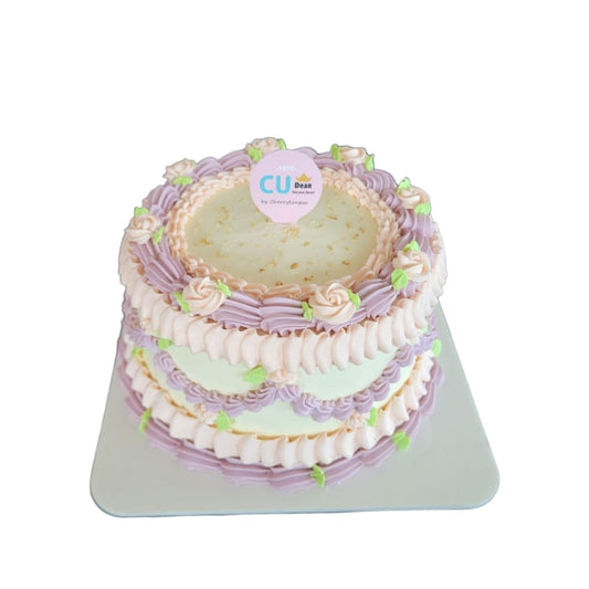 原味忌廉原味蛋糕(宮廷風)