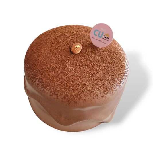 朱古力奶蓋朱古力忌廉朱古力蛋糕(杏仁款)