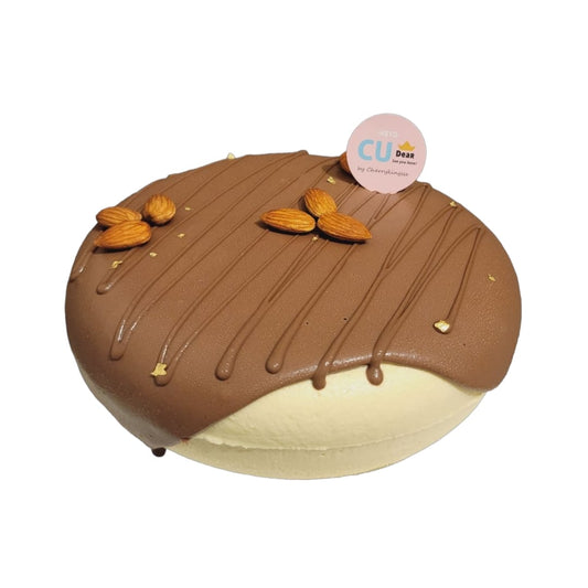 無糖6吋杏仁面雪糕蛋糕