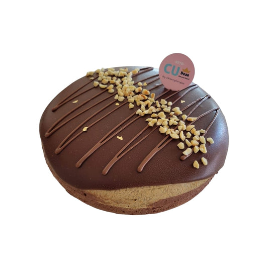 無糖6吋榛子碎面雪糕蛋糕