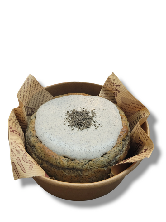 黑芝麻軟心芝士蛋糕